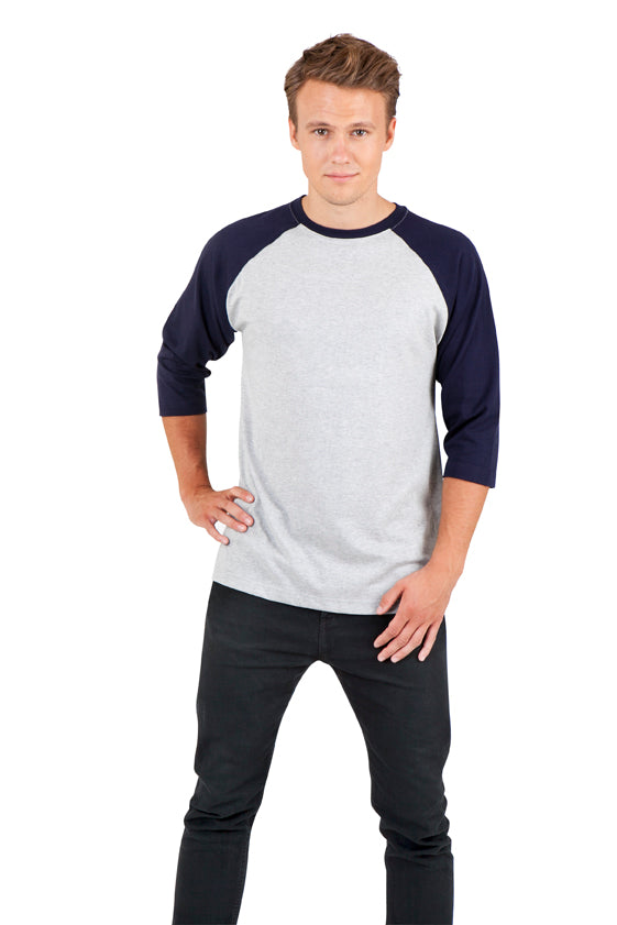RAMO T343RG 3/4 Sleeve Raglan Tee Unisex