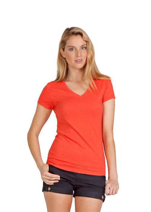 RAMO T903LD Marl V-Neck Tee Ladies