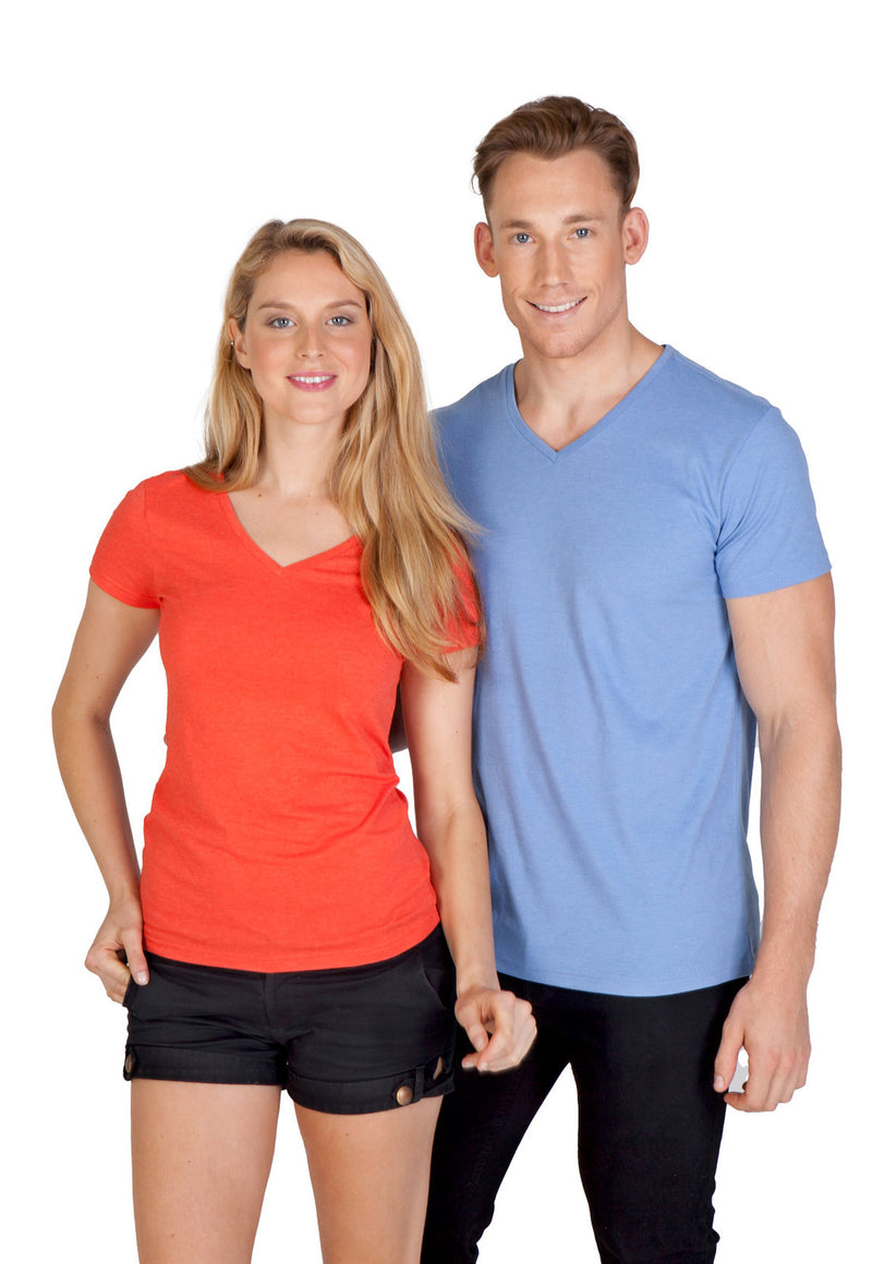 RAMO T903TV Marl V-Neck Tee Mens (S - 3XL)