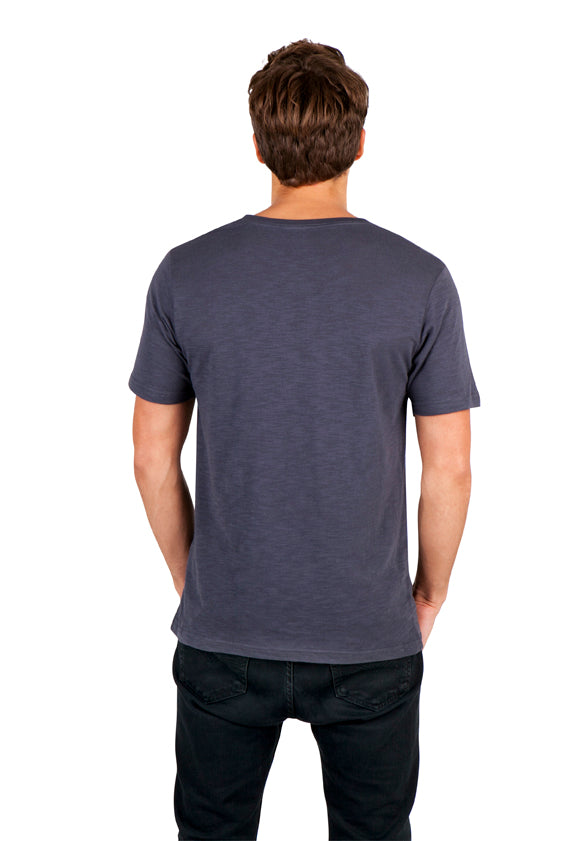 RAMO T918TV Raw Cotton Wave V-Neck Tee Unisex