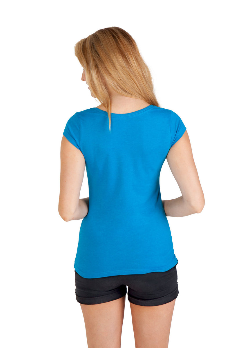 RAMO T938LD Marl Scoop Neck Tee Ladies