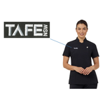 TAFE NSW HELIX DRY ASYMMETRIC FRONT TUNIC LADIES