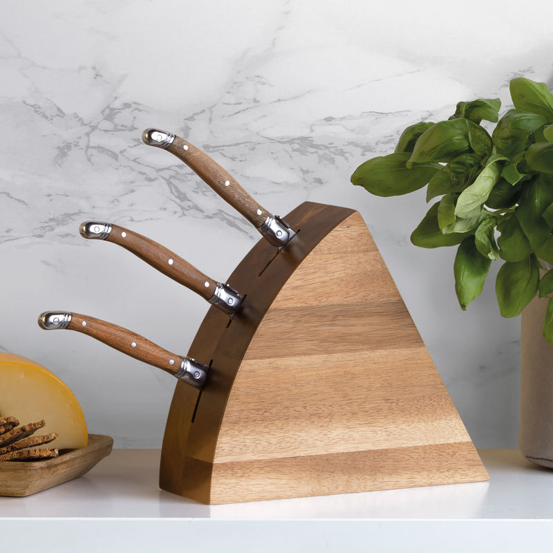 Gear For Life POWCKB Wedge Cheese Knife Block Set – product photo