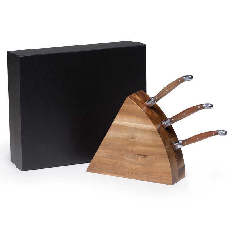 Gear For Life POWCKB Wedge Cheese Knife Block Set – product photo