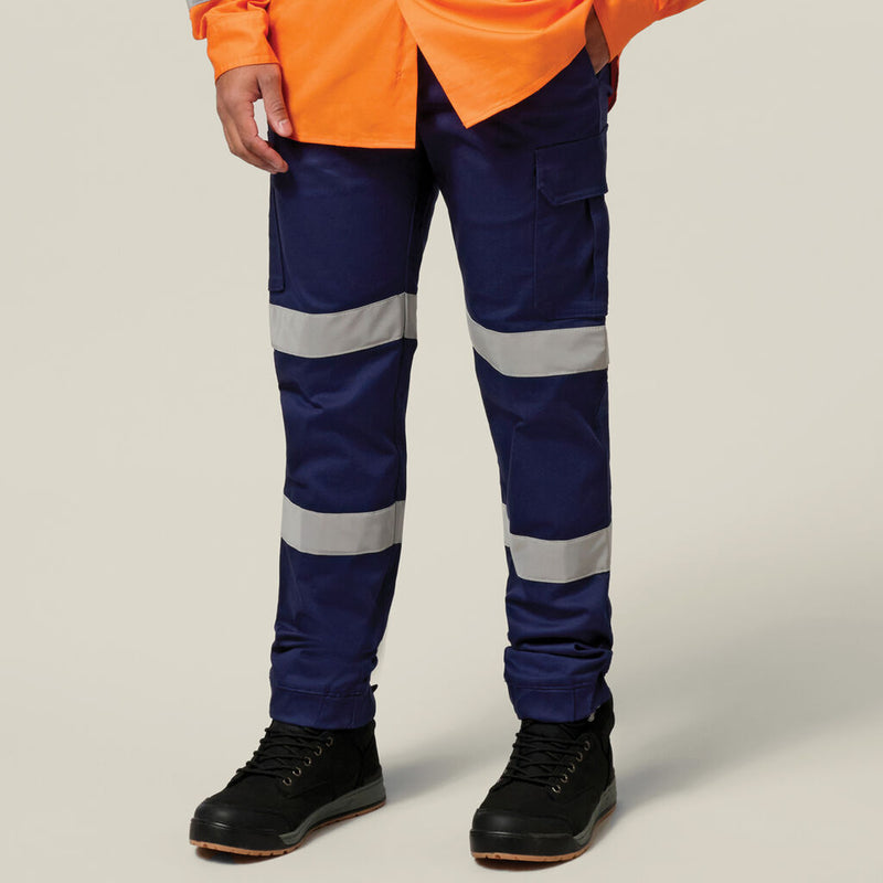 Hard Yakka Cargo Cuffed Pant with Tape