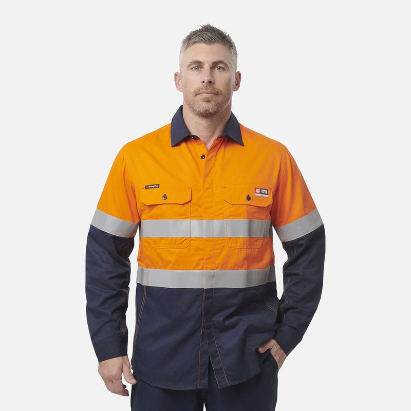 king-gee-y04350-shieldtec-fr-hi-vis-2-tone-open-front-taped-shirt-hrc-ppe2