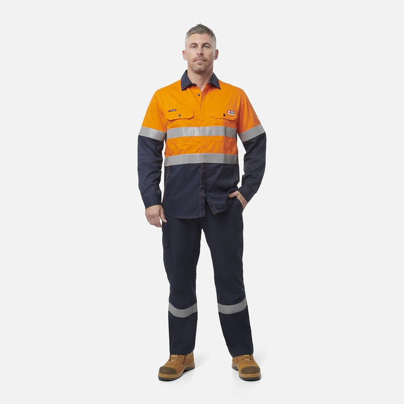 king-gee-y04350-shieldtec-fr-hi-vis-2-tone-open-front-taped-shirt-hrc-ppe2