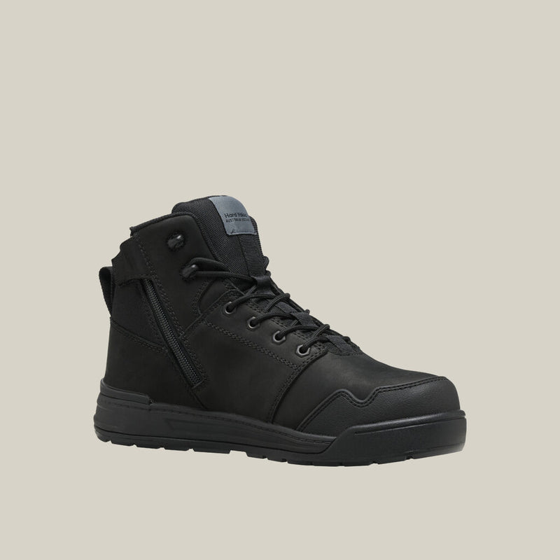 Hard Yakka Y60123 Y60122 Y60149 Evolution Lace Up & Side Zip 5" Steel Toe Safety Boot 3