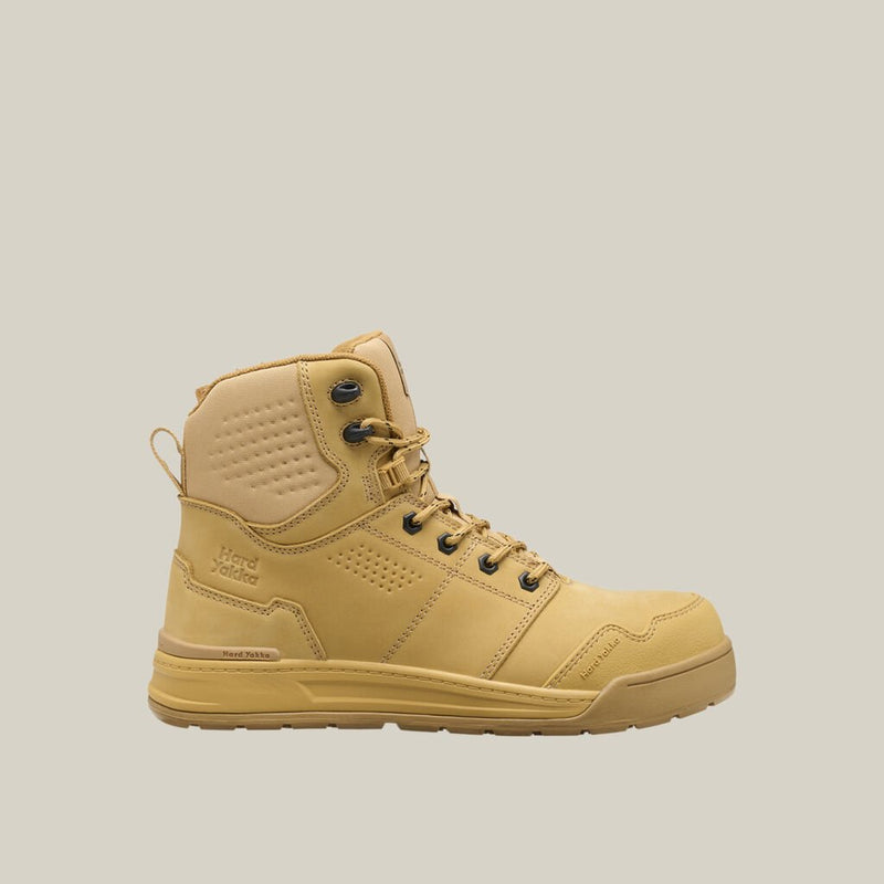 Hard Yakka Y60137 Y60138 Y60139 Evolution Lace Up & Side Zip 6" Steel Toe Safety Boot