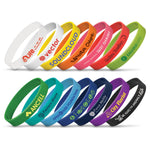 Silicone Wristbands - with 1 colour print