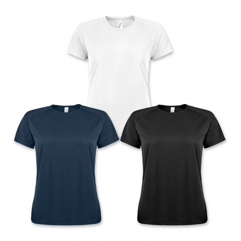 Trends 118086 SOLS Sporty Womens T-Shirt - with 1 colour print colours