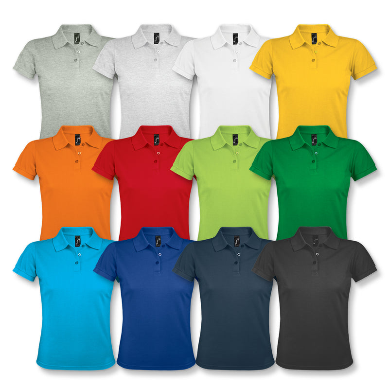 SOLS Prime Womens Polo Shirt (Including full colour logo)