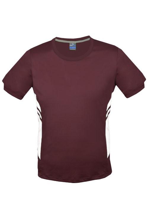 Maroon/White
