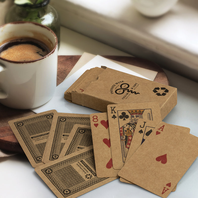 Natura Kraft Playing Cards - Printed