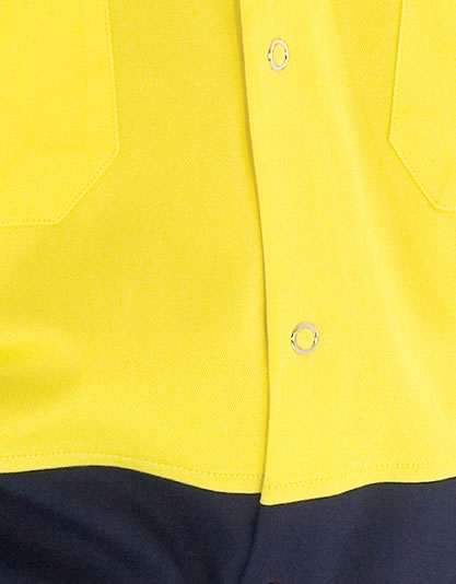 HiVis Two Tone Drill Shirt with Press Studs Product Code: 3838 zoom