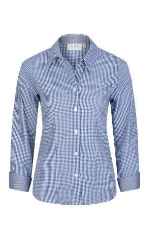 blue gingham check