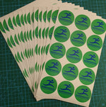 50mm sheet stickers