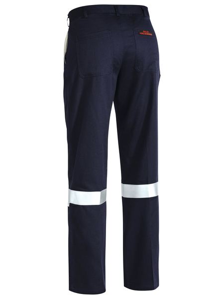 FLAME RESISTANT HI VIS TAPED DRILL PANT