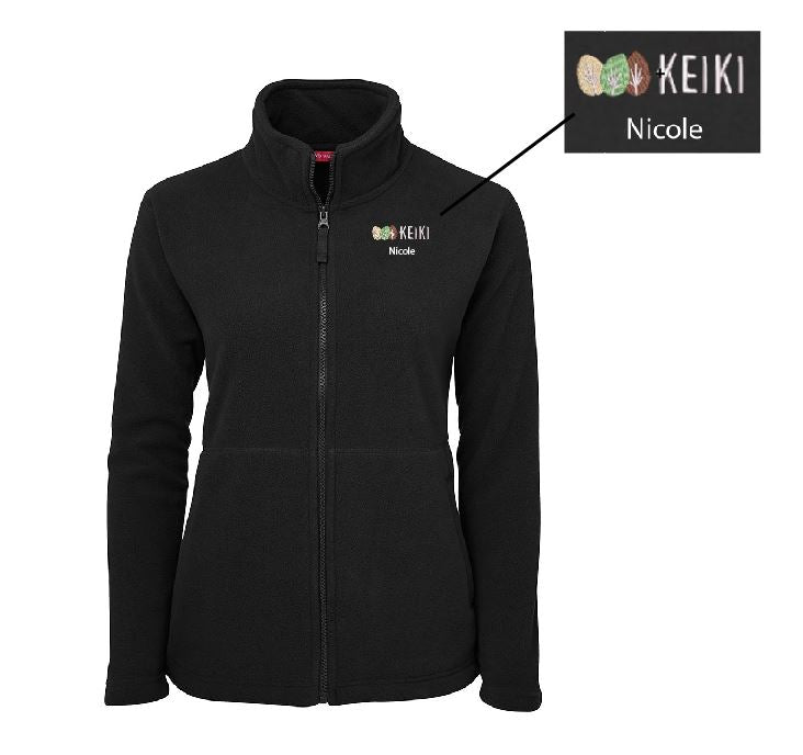 KEIKI Early Learning - Ladies Fleece Jacket with Embroidery and Name (JB-3FJ1)