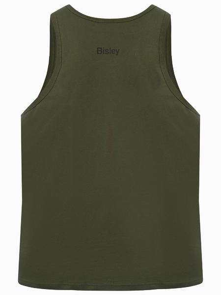BISLEY-BKS063-cotton-logo-singlet