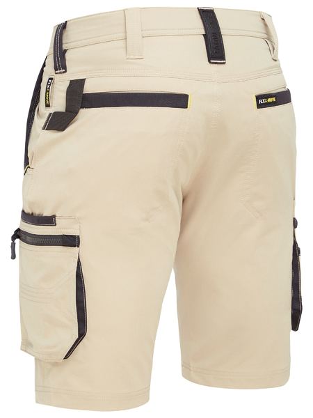 Bisley Workwear - BSHC1332 Flx&Move™ 4-Way Stretch Zip Cargo Short