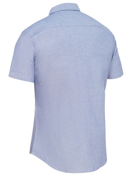 BISLEY-BS1407-mens-short-sleeve-chambray-shirt
