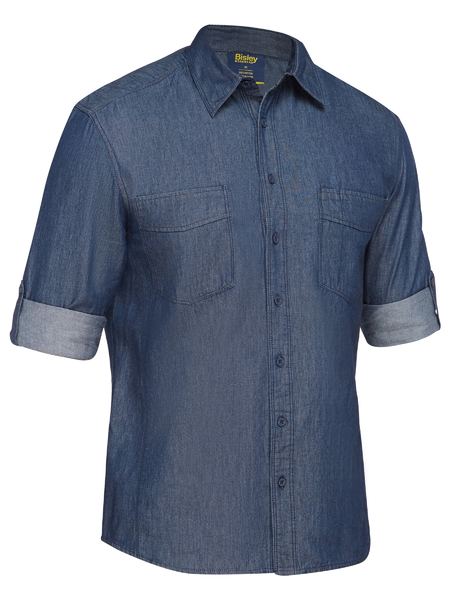 Bisley-BS6602-mens-long-sleeve-denim-work-shirt