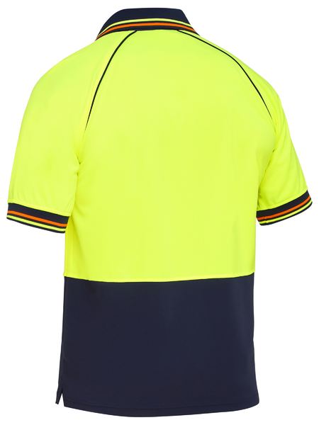 TWO TONE HI VIS SHORT SLEEVE POLO