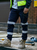 BISLEY-BPC6028T-TAPED-BIOMOTION-STRETCH-COTTON-DRILL-CARGO-CUFFED-PANTS