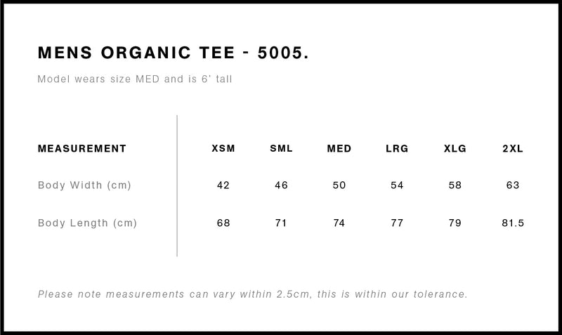 Organic Tee Mens