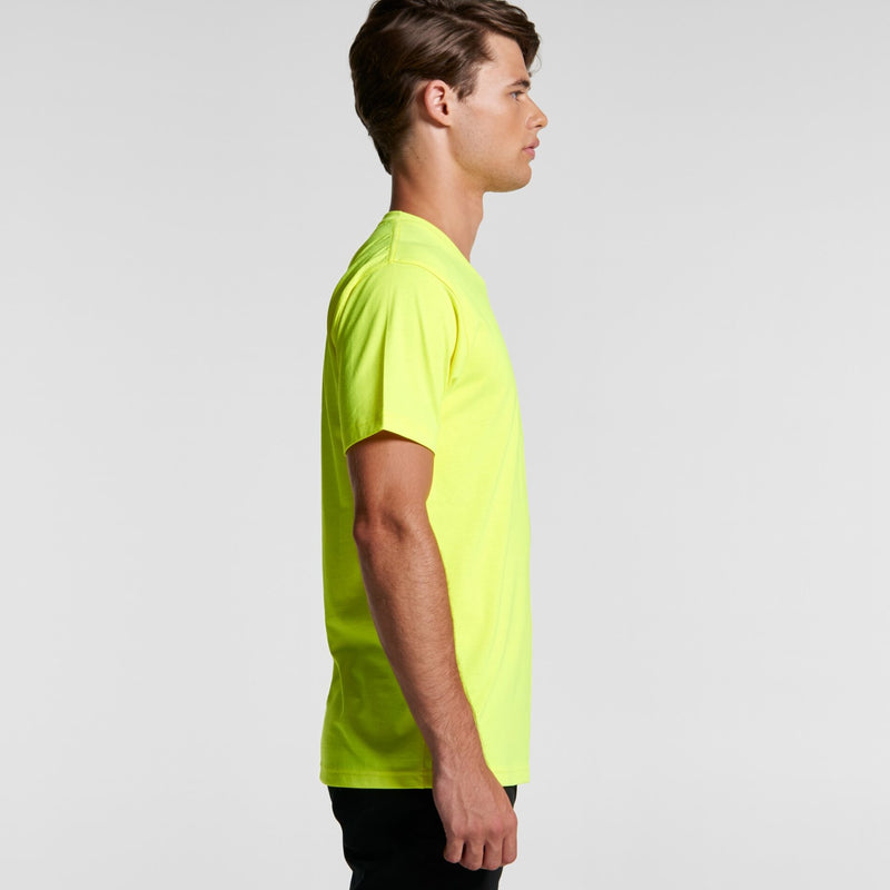 AS Colour 5050F Block Tee Mens (Safety Colours) side