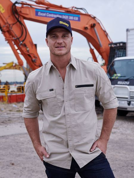 BISLEY Workwear-BS6144 FLEX & MOVE™ UTILITY WORK SHIRT - LONG SLEEVE