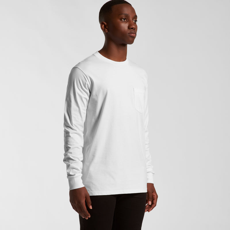 AS Colour 5072 Classic Long Sleeve Pocket Tee Mens turn