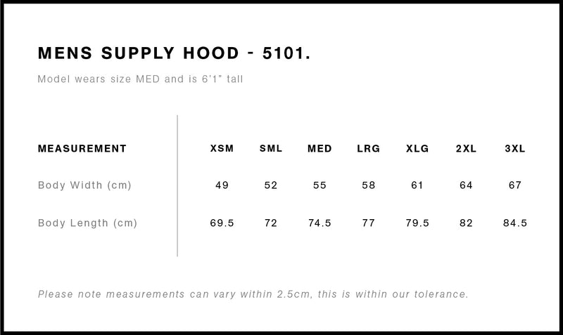 AS Colour 5101 Supply Hood Mens size