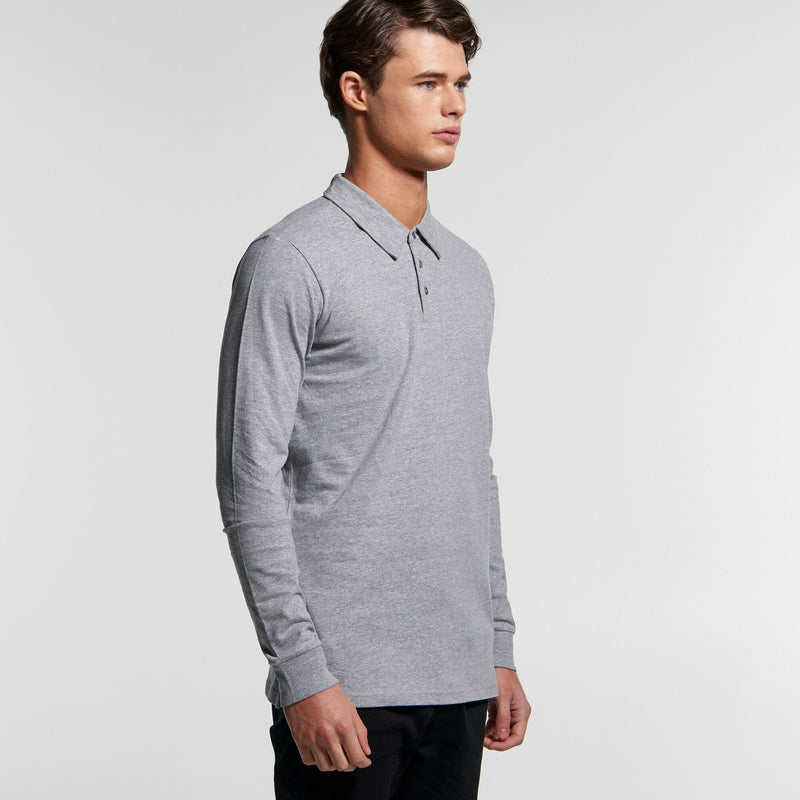 AS Colour 5404 Chad Long Sleeve Polo Mens turn