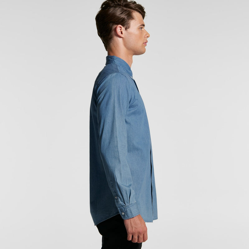 AS Colour 5409 Blue Denim Shirt Mens side