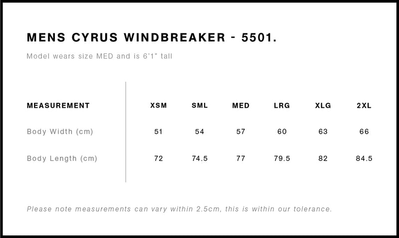 Cyrus Windbreaker Mens