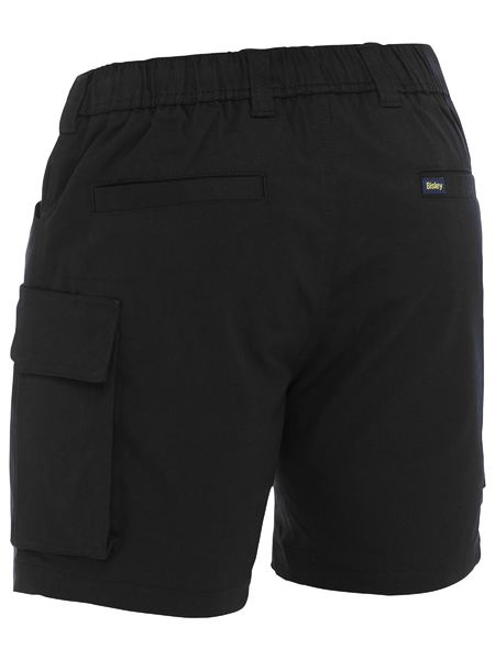 bisley-BSHC1018-stretch-cotton-elastic-waist-cargo-short