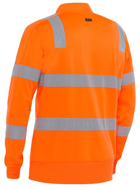 bisley-BK6814T-taped-hi-vis-1/4-zip-pullover