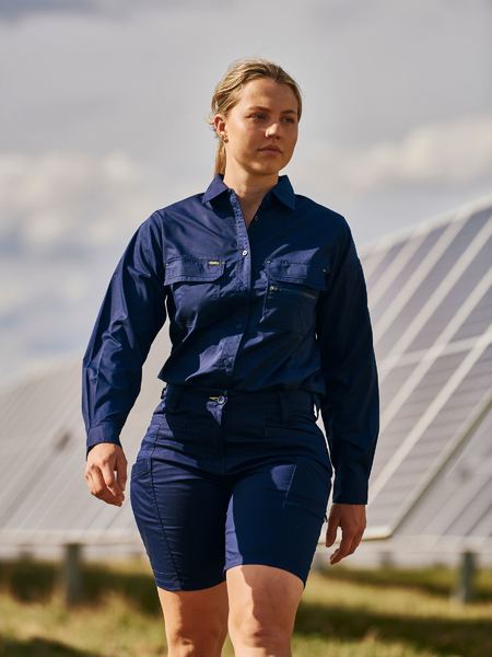 Bisley Workwear - BL6490 X AIRFLOW™ STRETCH RIPSTOP SHIRT LADIES