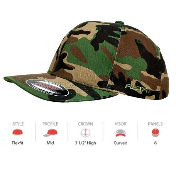 FLEXFIT CAMO 6277