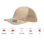 Flexfit Yupoong 6606 Classic Retro Wade Trucker