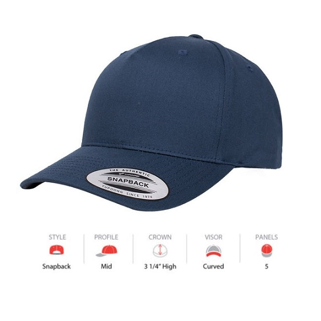 YUPOONG 6607Y YOUTH CLASSIC 5 PANEL
