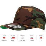 YUOOONG FLEXFIT CAMO 6689C CLASSIC SNAPBACK