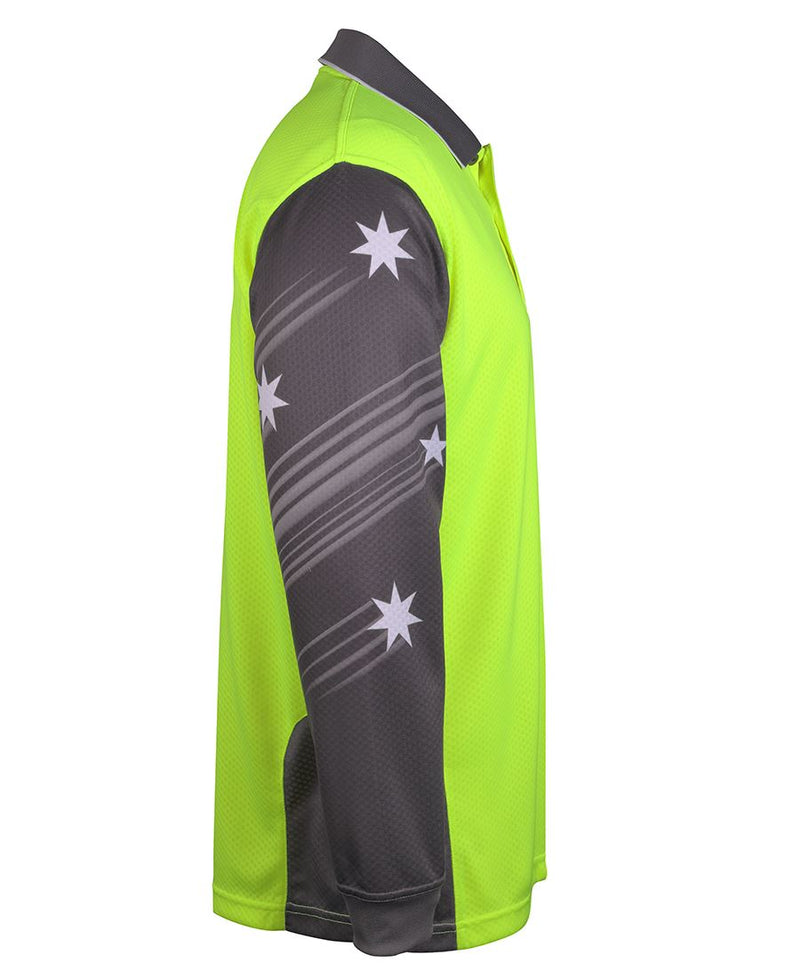 JB's Wear 6HSCL Southern Cross Long Sleeve Polo side2