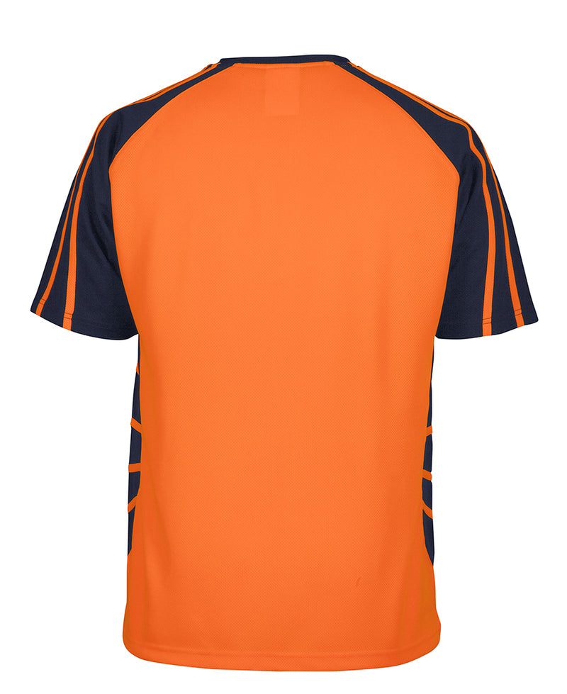 JB's Wear 6HST Hi Vis Spider Tee rear