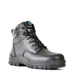 Bata Industrials Saturn Black Lace Up Industrial Safety Boot 705.60510