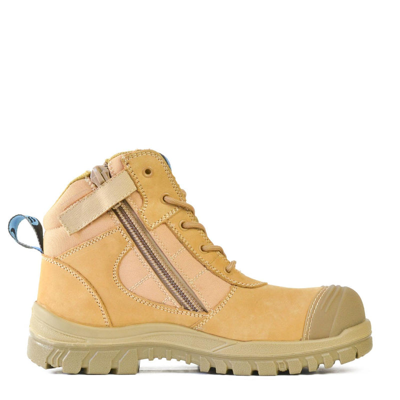 Bata Industrials Zippy Wheat Lace Up Industrial Safety Boot 804.88841