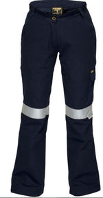 Cotton Drill Cargo Pants with 3M tape Ladies