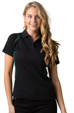 Black/Teal Complete Polo